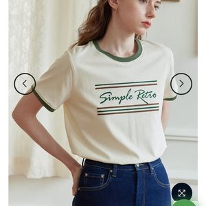 Simple retro top -used